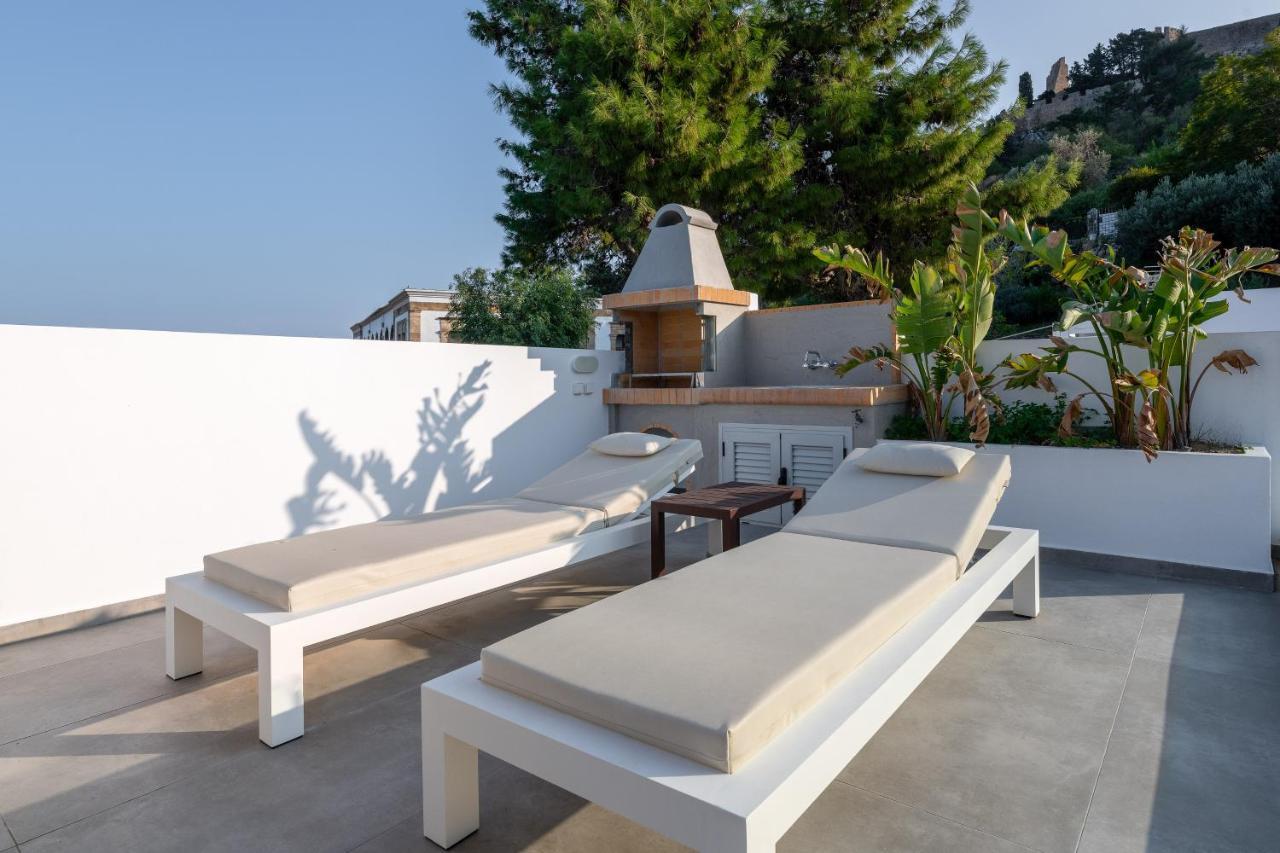 Lindos Shore Summer House With Jacuzzi And Sea View !!! Exterior foto